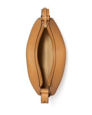 Romy Crescent Leather Shoulder Bag