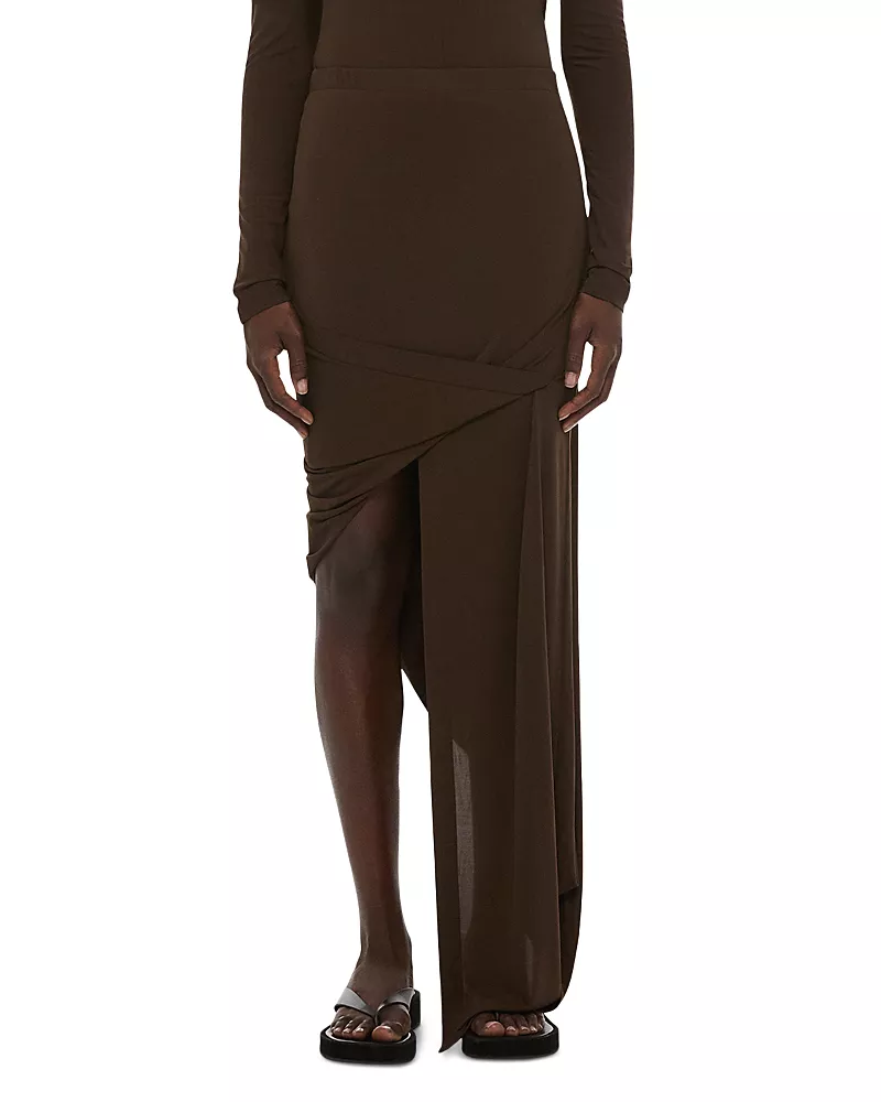 Helmut Lang Twist Drape Skirt