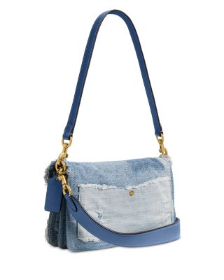 Tabby Small Patchwork Denim Shoulder Bag