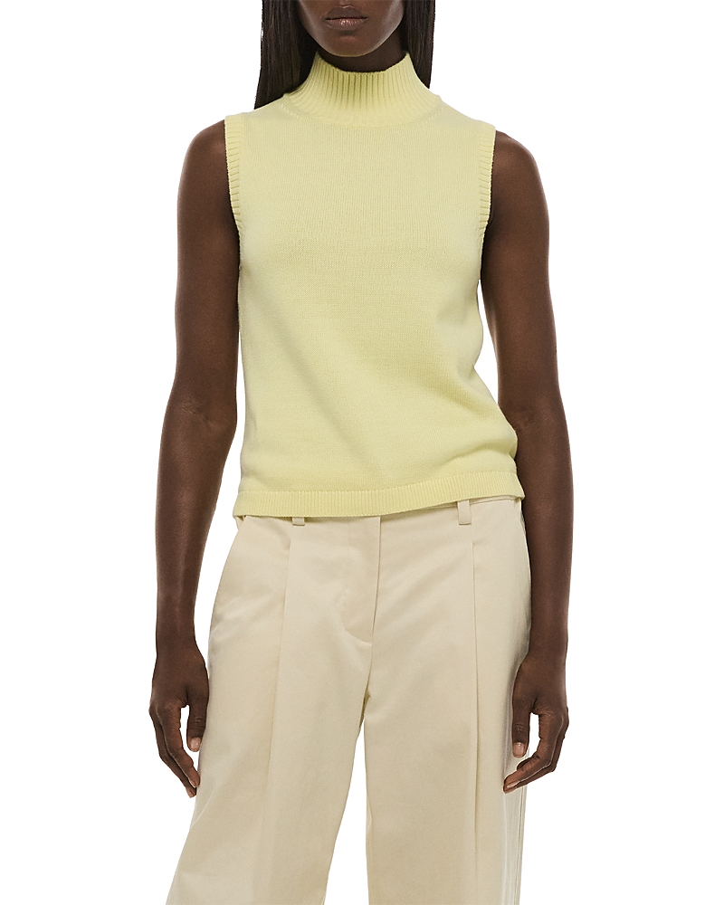 Helmut Lang Mock Neck Sleeveless Sweater