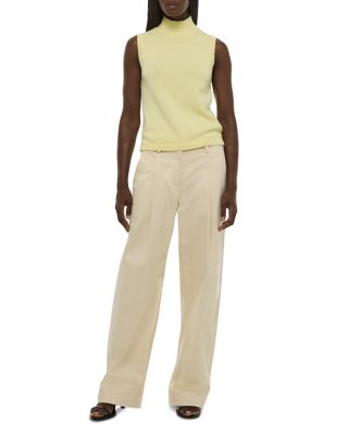 Mock Neck Sleeveless Sweater 