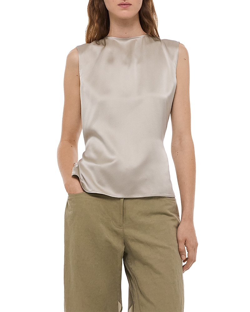 Helmut Lang Silk Scarf Drape Top · S/M