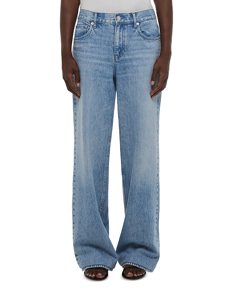 Helmut Lang High Rise Wardrobe Jeans in Vintage Wash Blue