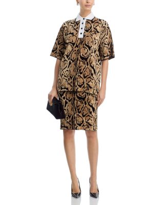 Cloud Leopard Polo Top & Cloud Leopard Skirt