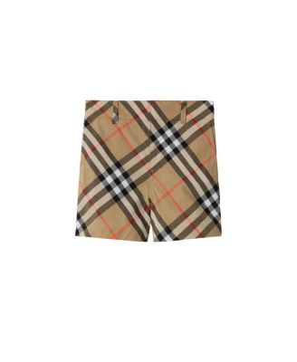 Boys' Check Cotton Shorts - Baby, Little Kid