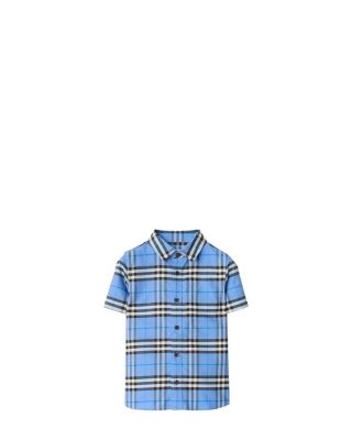 Boys' Check Cotton Oxford Shirt - Little Kid, Big Kid