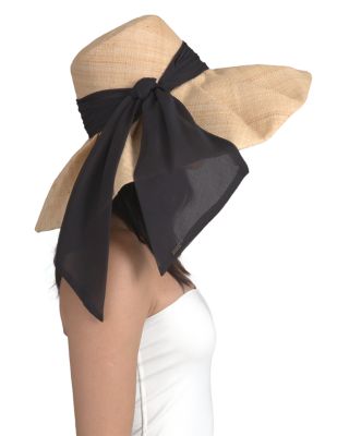 Bella Ruffle Raffia Sun Hat 