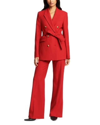 Belted Double Breasted Blazer