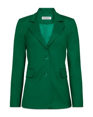 Notch Lapel Two Button Blazer