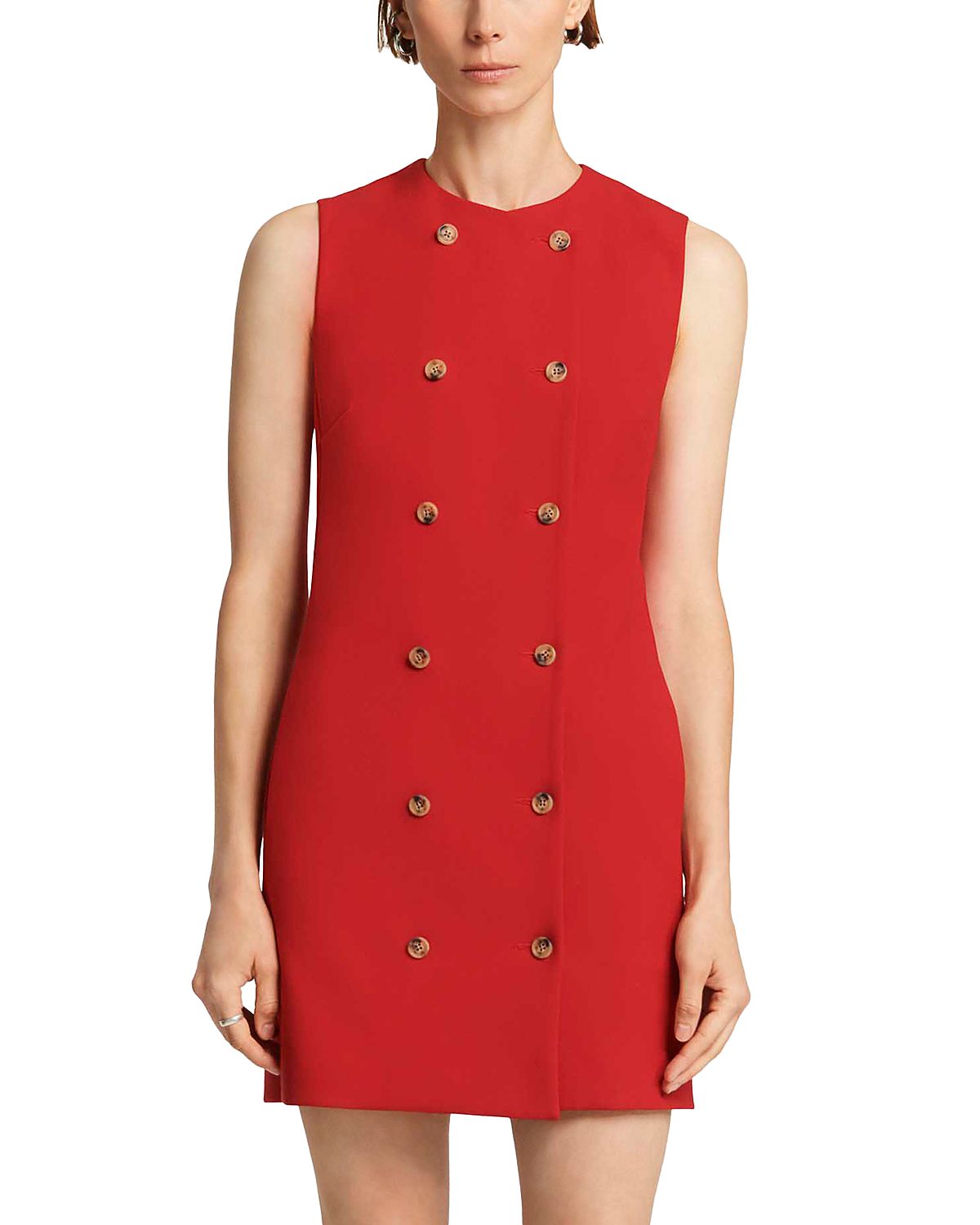 Argent Double Breasted Mini Dress