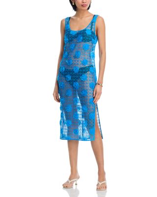 3D Crochet Cover Up Dress