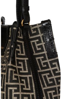 Release Bucket Bag in Jacquard and Calfskin