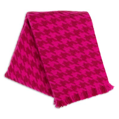 Houndstooth Naturally Weighted Wool Throw