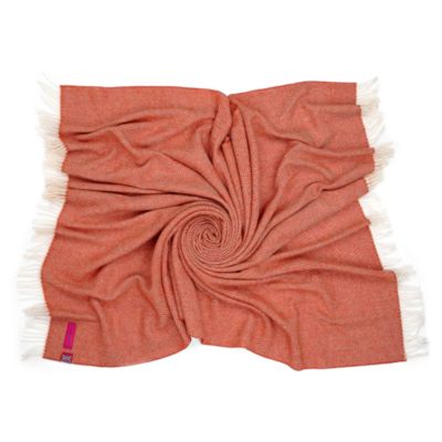 Herringbone Merino Wool Throw 