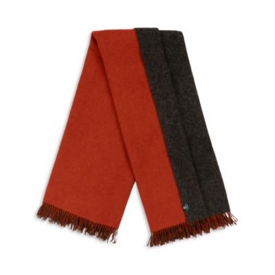 The Gentlemen's Collection Reversible Double Cloth Lambswool Throw