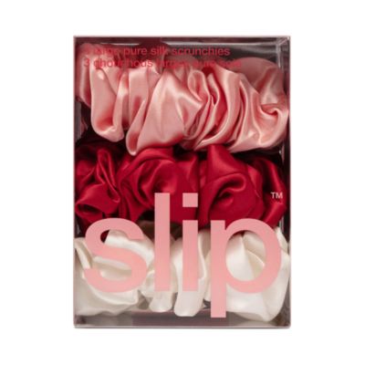 Pure Silk Large Scrunchies, Set of 3
