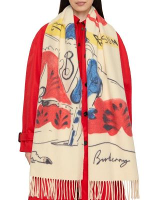  Watercolour EKD Cashmere Scarf