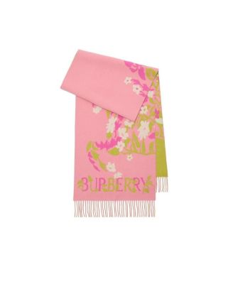 Wide Floral EKD Cashmere Scarf