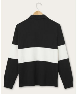 Women's NFL Pittsburgh Steelers Rugby Long Sleeve Sweater