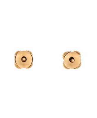 Sweet Alhambra Stud Earrings 18K Gold and Mother of Pearl