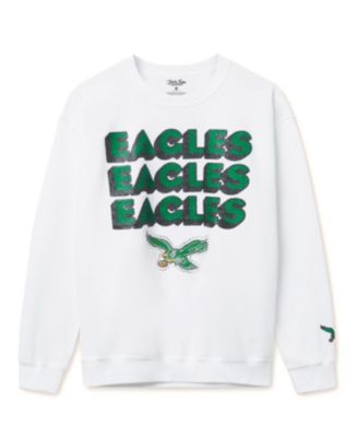  Unisex NFL Philadelphia Eagles Repeat Bling Flea Market Crew Fleece