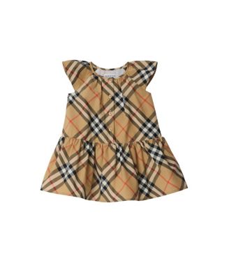Girls' Check Cotton Dress - Baby, Little Kid