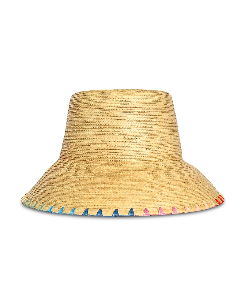Sunshine Tienda Gabriela Palm Straw Bucket Hat