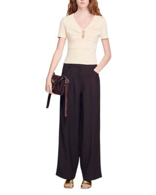 Embellished Cropped Tee