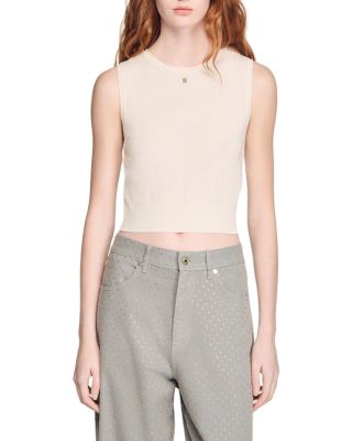 Sleeveless Cropped Top