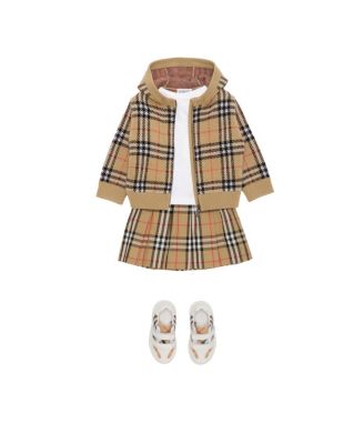 Boys' Check Wool Zip Hoodie - Baby, Little Kid