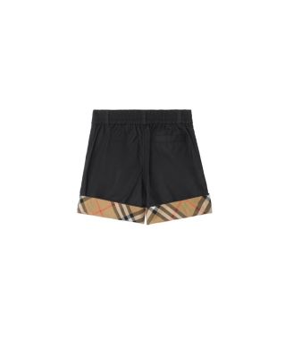 Boys' Check Turn-up Cotton Shorts - Little Kid, Big Kid