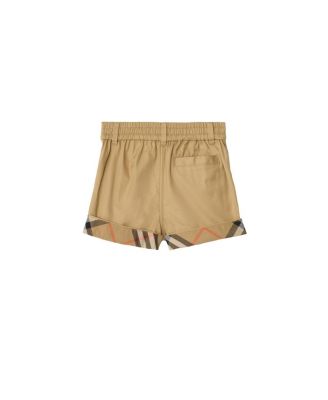 Boys' Check Turn Up Cotton Shorts - Baby, Little Kid
