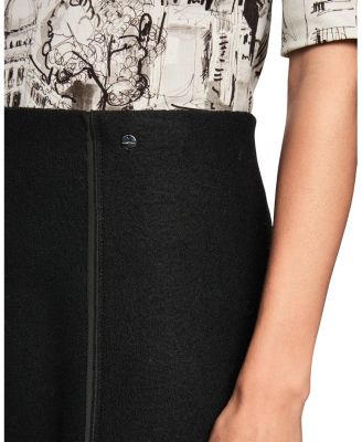 Knitted in Germany Boiled Wool Skirt