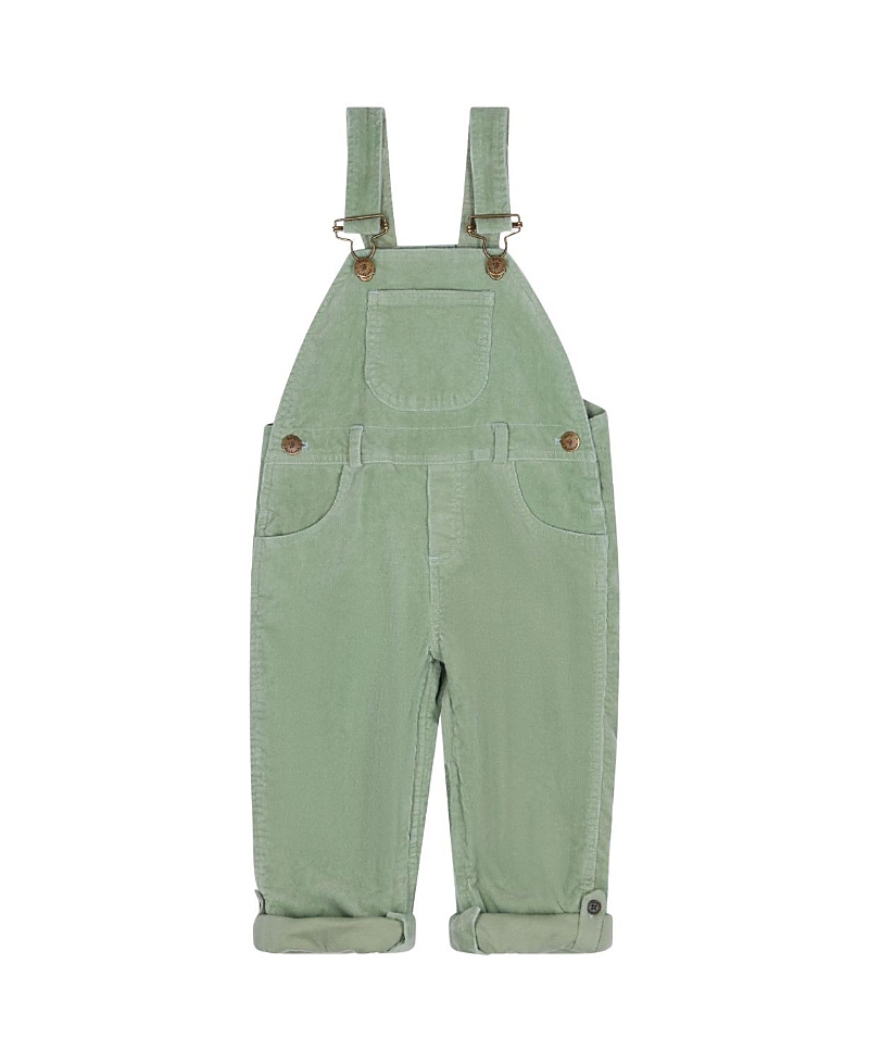 Dotty Dungarees Unisex Sage Corduroy Overalls - Baby, Little Kid