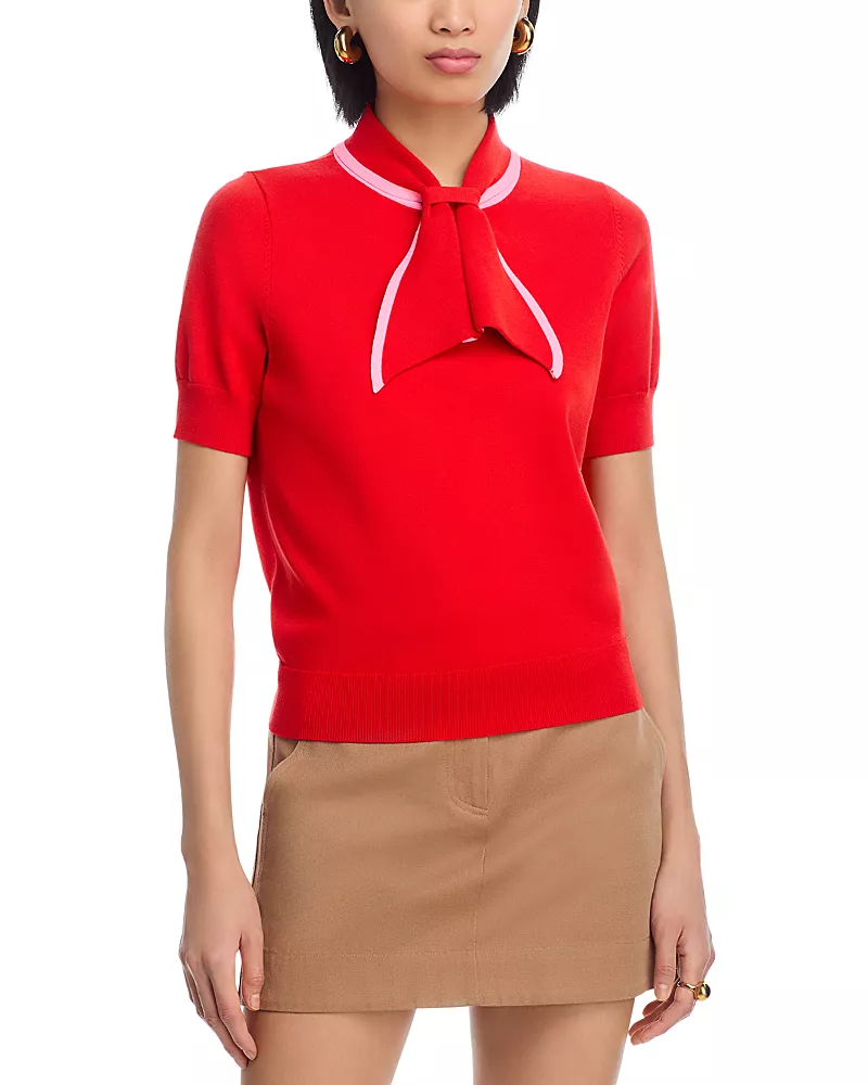 Essentiel Antwerp Collared Scarf Top