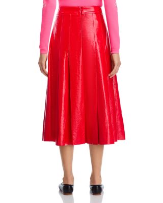 Faux Leather Maxi Skirt