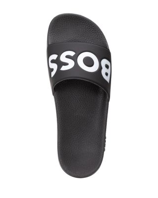 Men's Aryeh Black Slide Sandals 