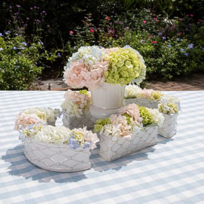 Berry & Thread Petite Parterre Garden 8" Planter, Set of 2