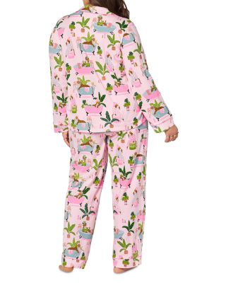 Spa Day Long Sleeve Classic Stretch Jersey Pajama Set