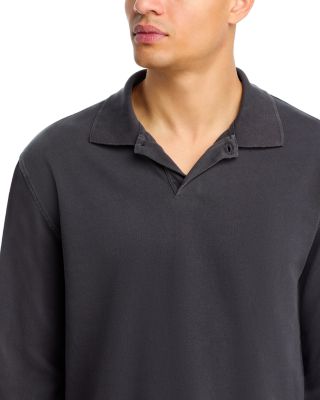 Long Sleeve Cotton Polo Shirt