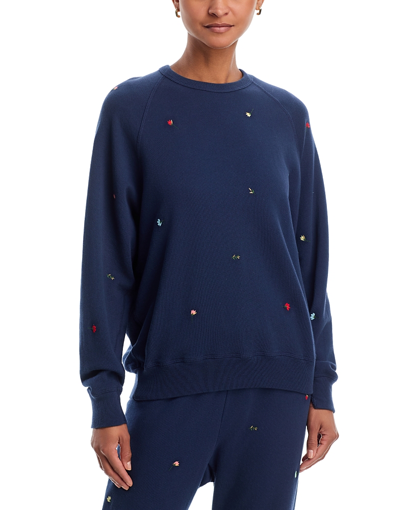 The Great. Floral College Sweatshirt