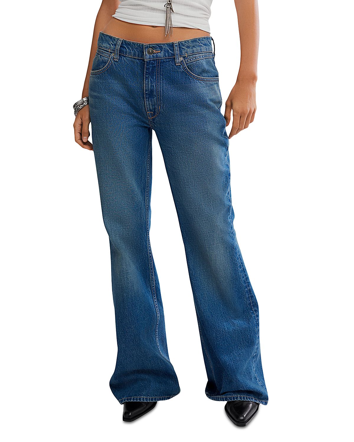 Free People West Coast High Rise Flare Jeans