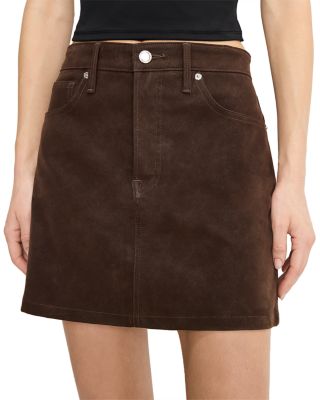 Better Than Suede Good 90s Faux Suede Mini Skirt	