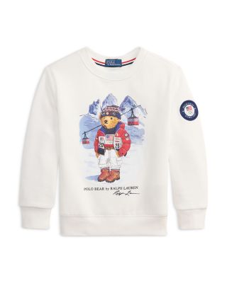 Boys' Team USA Polo Bear Sweatshirt - Little Kid