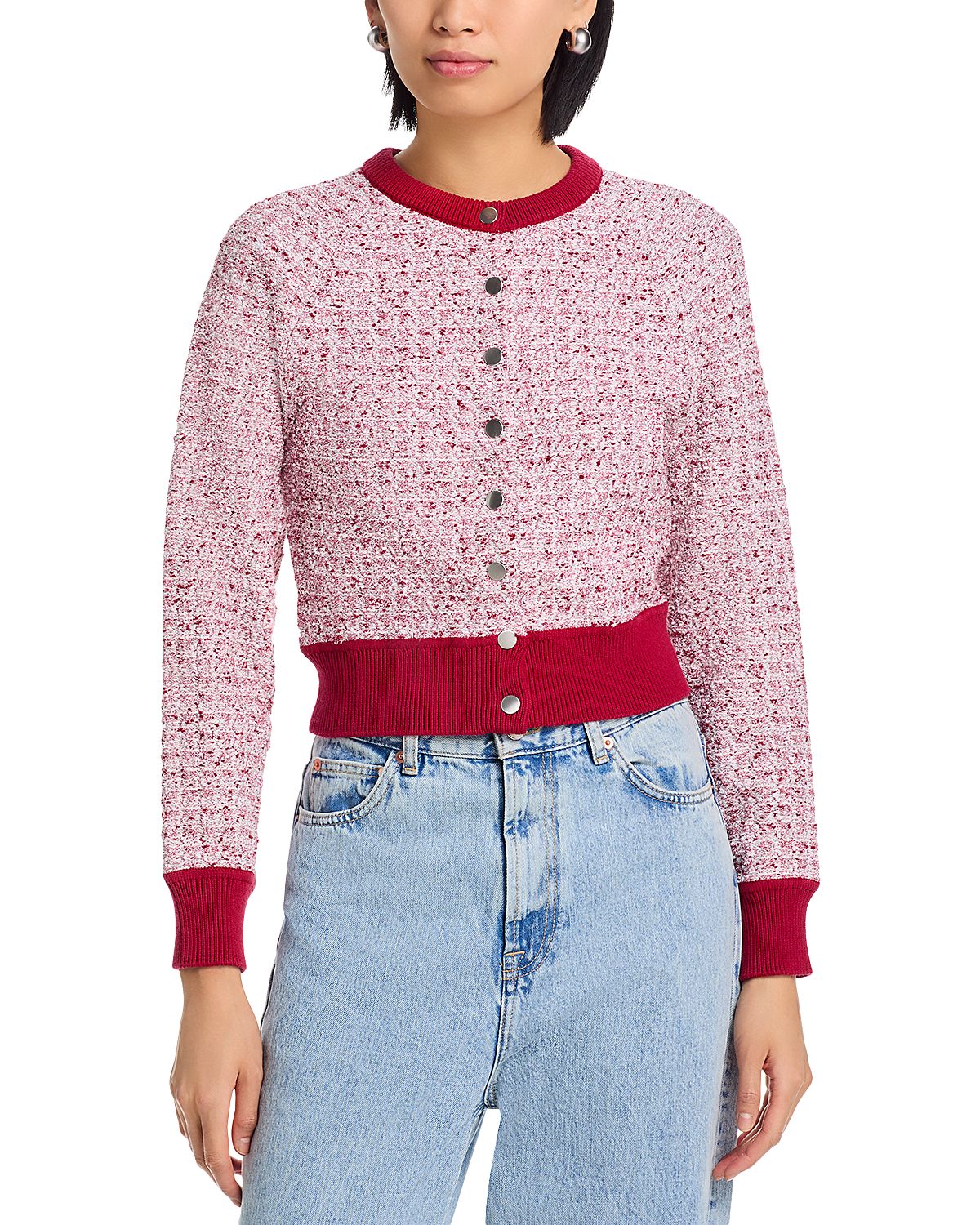 3.1 Phillip Lim Crewneck Raglan Sleeve Cardigan
