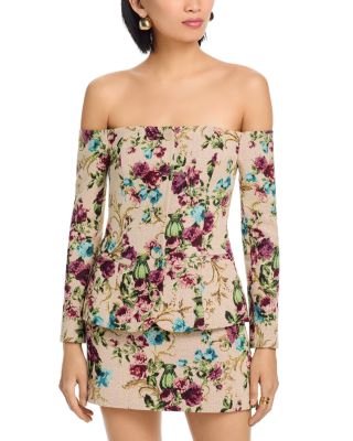 Alice Off Shoulder Blazer & Marseille Mini Skirt