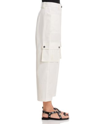 Two Toned Cropped Cargo Pants