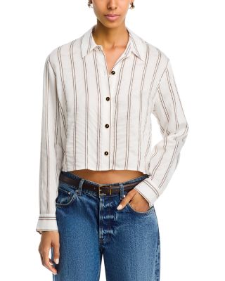Cosette Crop Hi Low Shirt