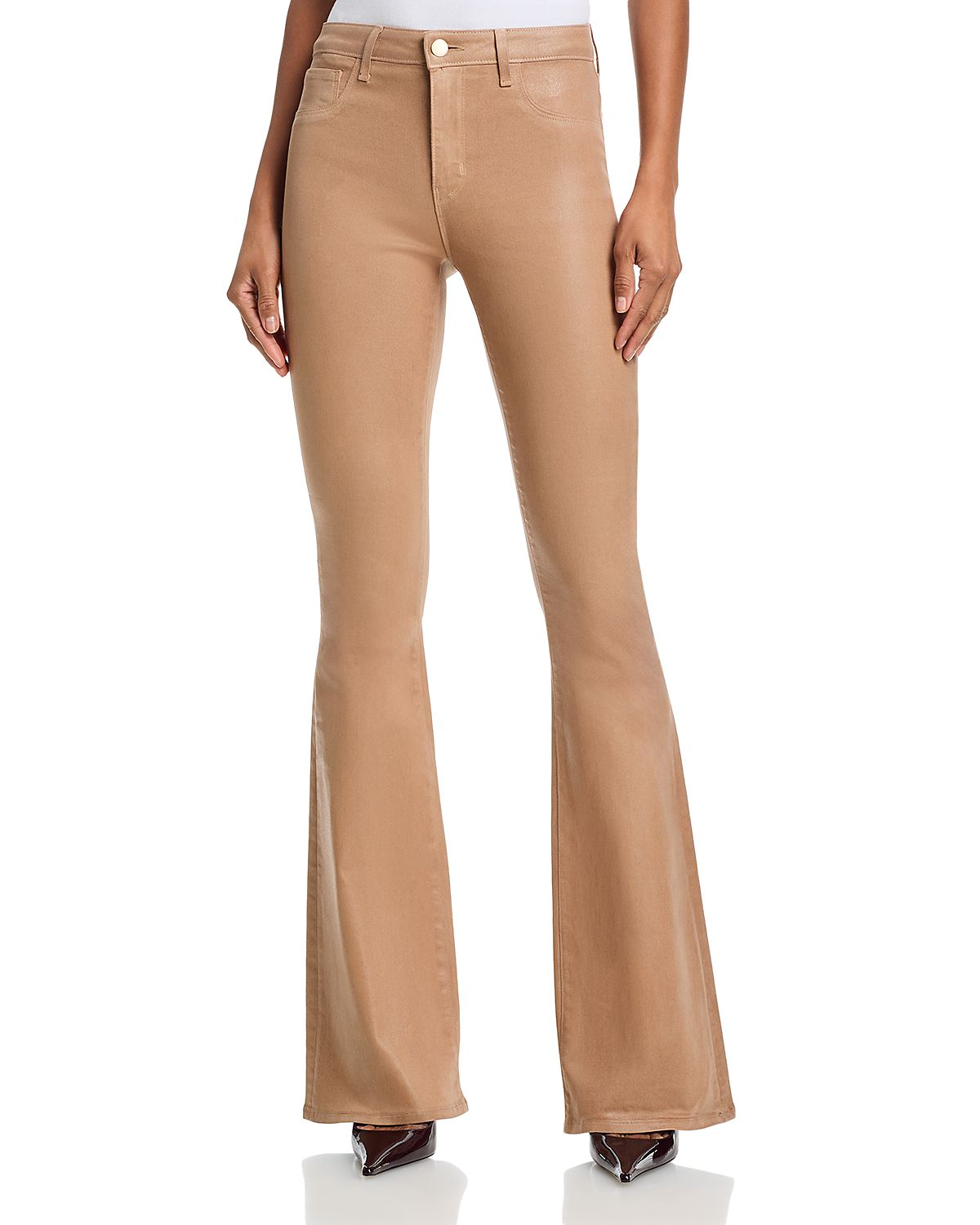 L'Agence Marty Ultra High Rise Flare Leg Jeans