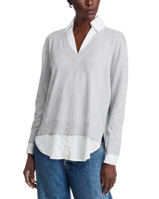 Collared Layered Sweater